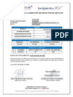 Certificado Calibración Brapenta - Globenatural - Ice21-040