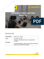 Free Basic Meeting Minutes Template