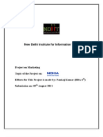 Project on marketing strategy of Nokia