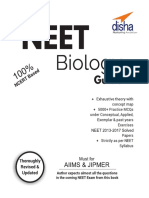 Disha NEET Biology Guide