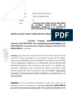 Contradicción sobre acuerdo conciliatorio de pensión alimenticia