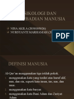 Psikologi Dan Kepribadian Manusia