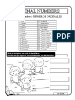 5º Grado - Worksheet - INGLES