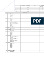 Checklist Kondo A1219