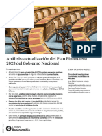 Análisis - Actualización Del Plan Financiero 2023