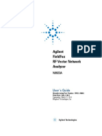 00 - MANUAL - Agilent FieldFox RF Vector Network Analyzer - Sonoma State (PDFDrive)
