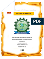 Ecuación de Bernoulli: Física aplicada a la ingeniería