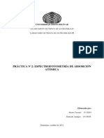 Reporte - Espectrofotometria de Absorcion Atomica