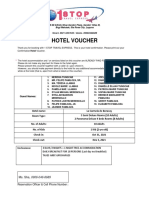 Confirmed Booking HOTEL-VOUCHER