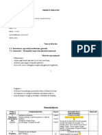 Proiect Didactic Gimnastica