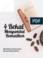 4 Bekal Menyambut Romadhon