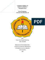 Laporan Modul 10 Quer