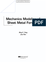 Mechanics Modeling of Sheet Metal Forming-Tang, Sing C. - Pan, Jwo-Society of Automotive Engineers, Inc. (2007)