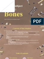 Biology Subject For Pre-K - Bones by Slidesgo