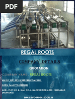 Regal Roots - Grading and Sorting Machinery