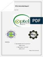 PTCL Internship Report (K-18EL49 & K-18EL37)