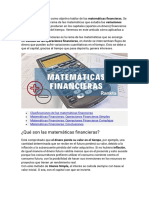 Matematicas Financiera