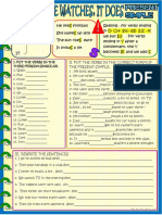 Present Simple, Third Person Singular