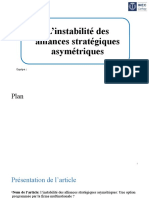 L'instabilité Des Alliances Stratégiques Asymétriques (Enregistrement Automatique)