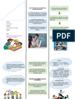 Triptico La Labor Del Docente DANIELA