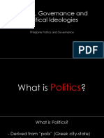 1 Politics Governance and Political Ideologies