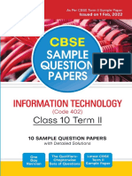Arihant Class 10 Information Technology Term 2 Sample Papers