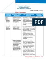 Unidad Didáctica 1 - 1er Grado