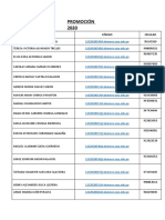 Lista de alumnos UNPC con códigos y celulares