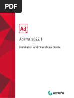 Adams 2022.1 Installation Guide