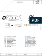 Notice Montage Camera Recul x61 Dag 3 3v