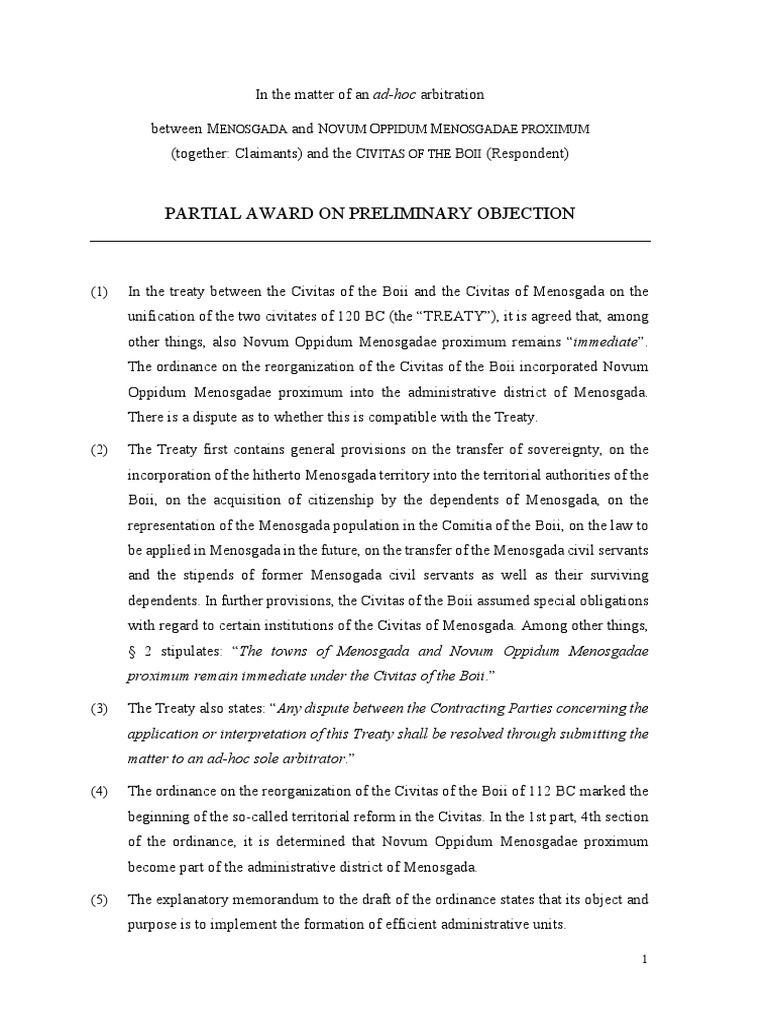 partial-award-by-sole-arbitrator-quintus-mucius-scaevola-augur-of-110