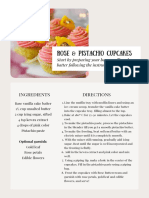 Rose & Pistachio Cupcakes: Directions Ingredients