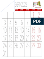 Calendarios Infantiles 2022 Sin Festivos