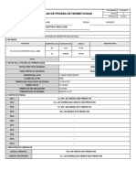 Plan de Prueba de Hermeticidad