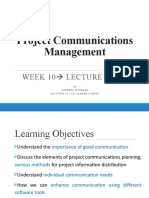 W10 ProjectCommunicationManagement