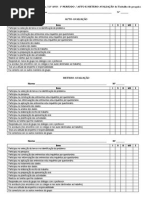 Grelha AUTO E HETERO-AVALIAÇÃO do Trabalho de pesquisa