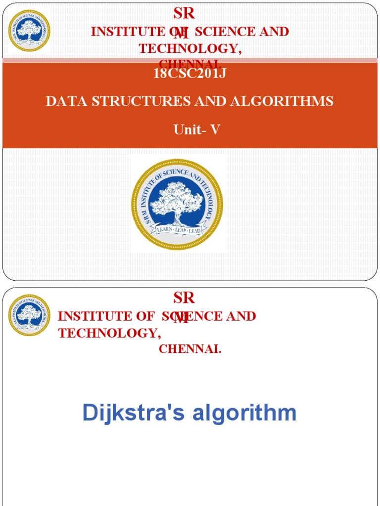 UNIT 5 Dijkstra's Algorithm | PDF | Combinatorics | Discrete Mathematics