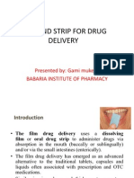 Buccal Drug Delivery