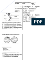 Ensino Fundamental II Avaliação Geografia