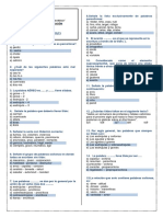 Ficha de Clasificación de Las Palabras Según La Posición Del Acento