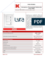 Kit Interruptor TRIPLE SIMPLE 859510 LYRA