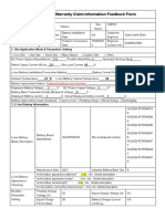 IUBT02 Warranty Claim