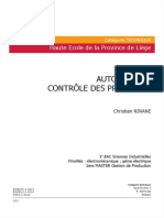 Contrôle Des Processus (Tome Tome 1) (0000000012997)