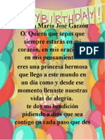 Te Amo María José Garzón O