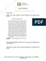 Simulado DPE/RS I - Questões de Português e Direito Constitucional