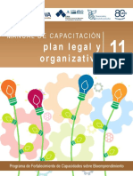 Capítulo 11. Plan Legal y Organizativo