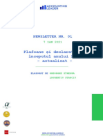 2021.01.07 Newsletter 01 Plafoane LÖi declaraLŤii La + Nceputul Anului 2021 - Actualizat