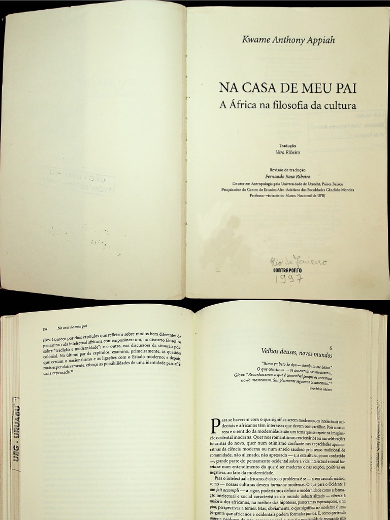 Na Casa De Meu Pai Kwame Anthony Appiah Pdf