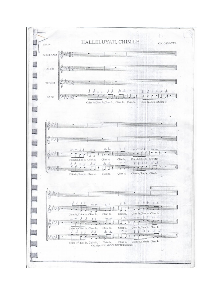 Halleluyah Chimle | PDF