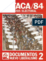 02) Documentos Nuevo Liberalismo - Mitaca 84 (Análisis Electoral)